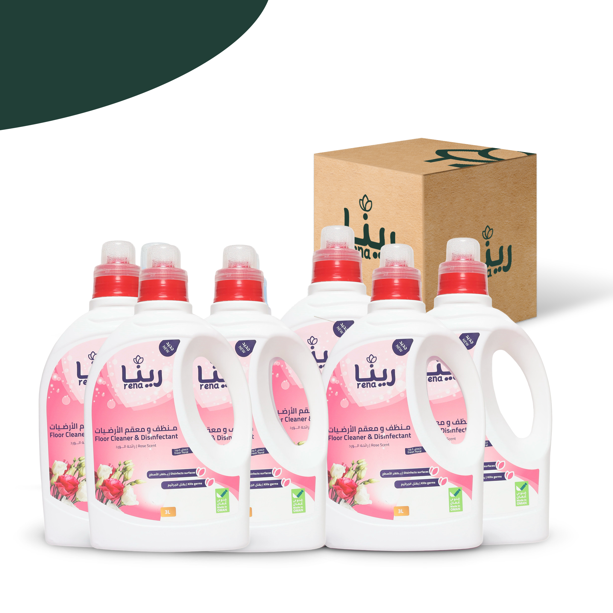 كرتون منظف ومعقم الأرضيات  